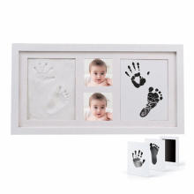 Newborn Babyprints Mold Handprint Footprint Kit Custom Baby Memorable Picture Photo Frame Wholesale